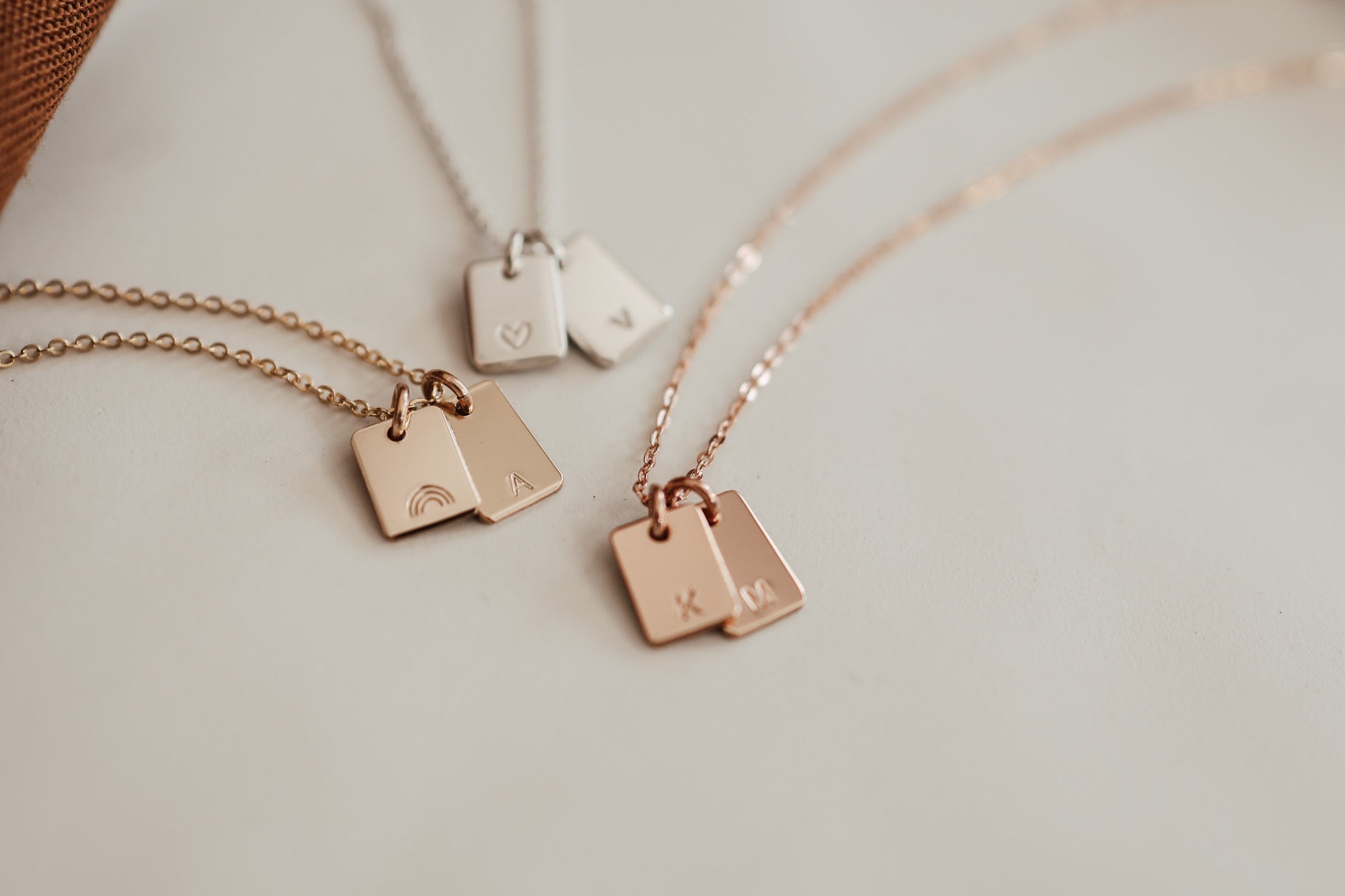 KBN Jewellery | Personalised Jewellery with Rectangle Pendants