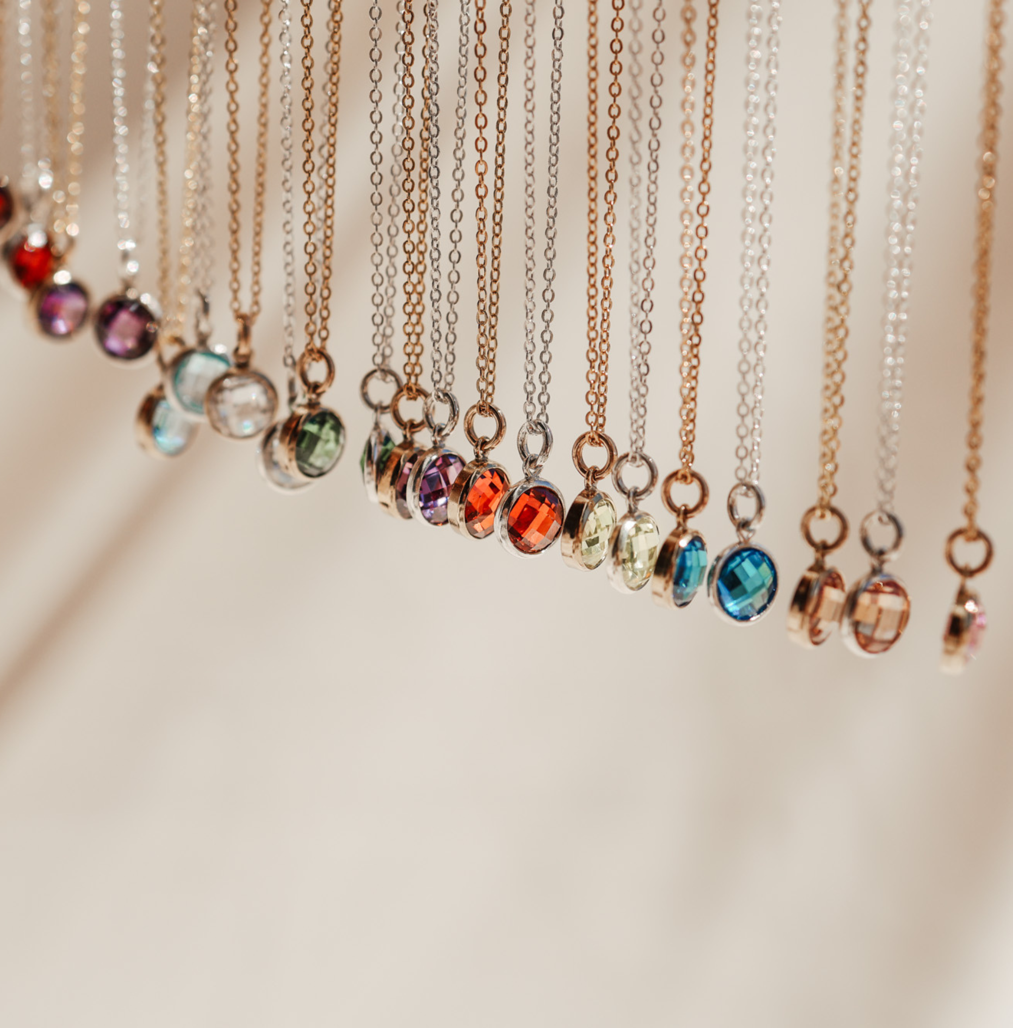 Personalised jewellery – handmade jewellery – KBN jewellery – Australian made jewellery – crystal pendant – birthstone drop necklace – birthstone pendant for necklace – crystal birthstone drop  – birthstone jewellery –green  stone pendant – dark purple  birthstone for necklace – June  birthstone pendant – June  birthstone drop