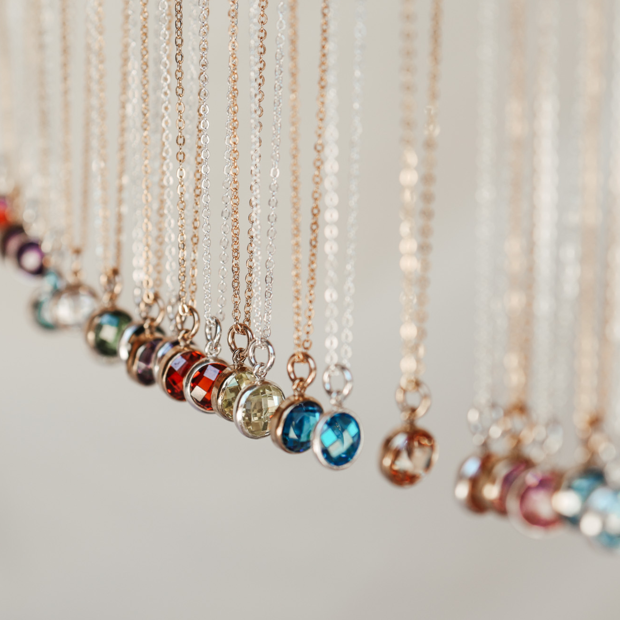 Personalised jewellery – handmade jewellery – KBN jewellery – Australian made jewellery – crystal necklace – birthstone drop necklace – birthstone pendant for necklace – crystal necklace – birthstone jewellery – dark blue stone pendant – blue birthstone for necklace – September birthstone pendant – September birthstone drop