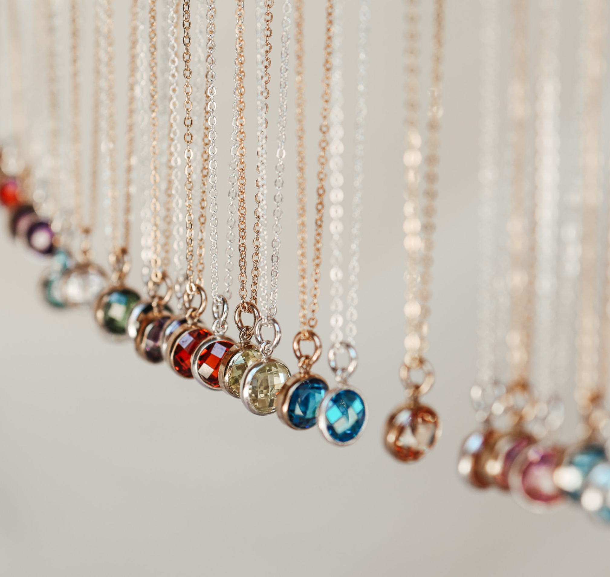 Personalised jewellery – handmade jewellery – KBN jewellery – Australian made jewellery – crystal pendant – birthstone drop necklace – birthstone pendant for necklace – crystal birthstone drop – birthstone jewellery – diamond stone pendant – clear birthstone for necklace – April birthstone pendant – April birthstone drop