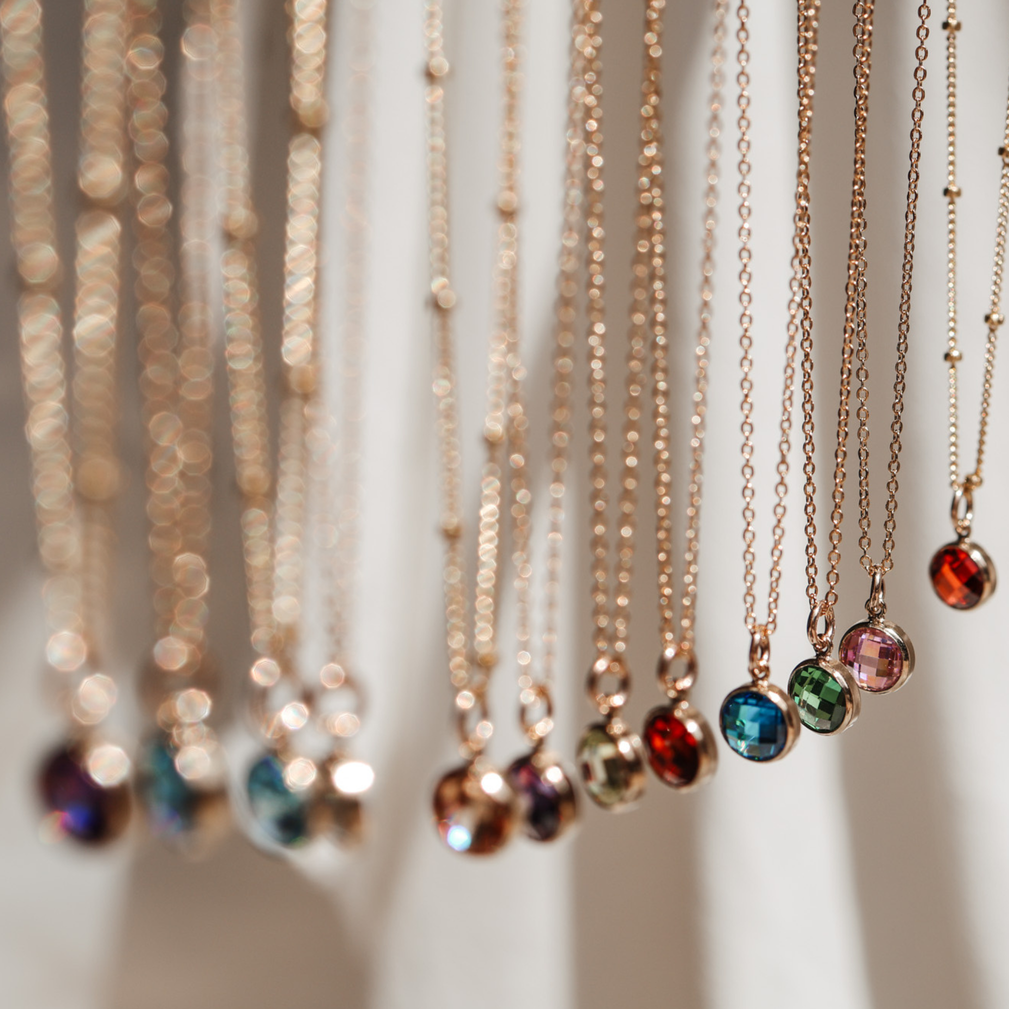 Personalised jewellery – handmade jewellery – KBN jewellery – Australian made jewellery – crystal pendant – birthstone drop necklace – birthstone pendant for necklace – crystal birthstone drop – birthstone jewellery – red stone pendant – dark red birthstone for necklace – January birthstone pendant – Janurary birthstone drop