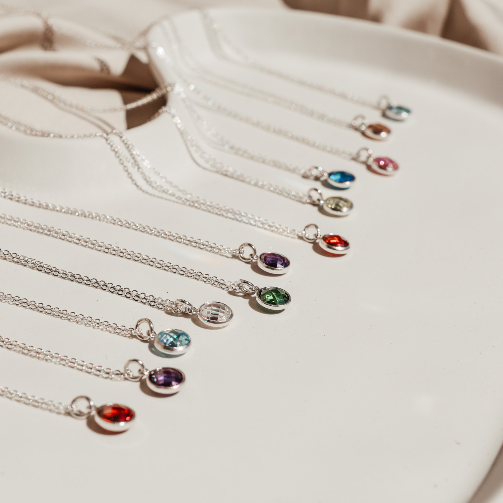 Personalised jewellery – handmade jewellery – KBN jewellery – Australian made jewellery – crystal pendant – birthstone drop necklace – birthstone pendant for necklace – crystal birthstone drop – birthstone jewellery –blue stone pendant – light blue birthstone for necklace – March birthstone pendant – March birthstone drop