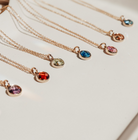 Personalised jewellery – handmade jewellery – KBN jewellery – Australian made jewellery – crystal pendant – birthstone drop necklace – birthstone pendant for necklace – crystal birthstone drop  – birthstone jewellery –green  stone pendant – dark purple  birthstone for necklace – June  birthstone pendant – June  birthstone drop