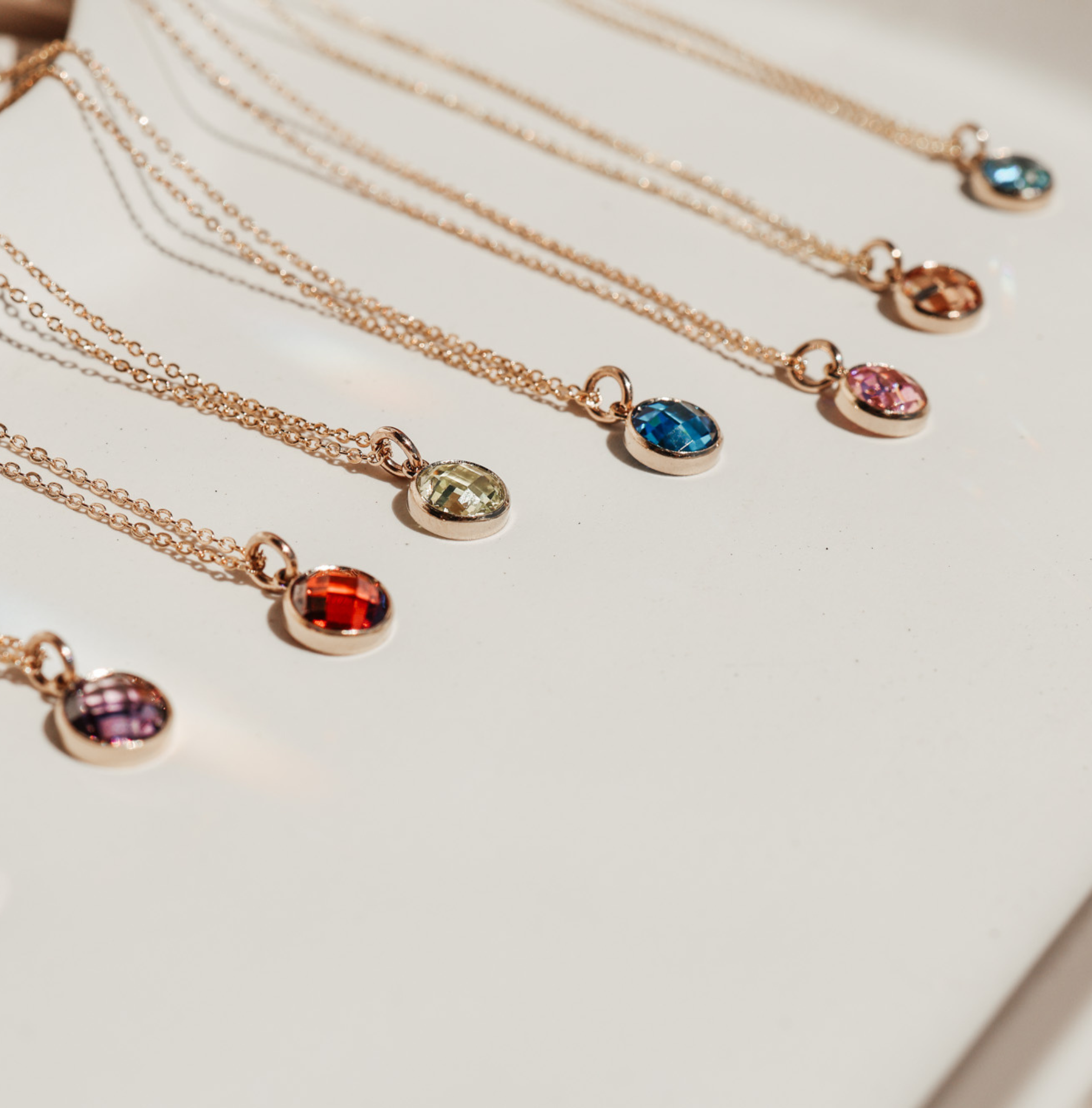 Personalised jewellery – handmade jewellery – KBN jewellery – Australian made jewellery – crystal pendant – birthstone drop necklace – birthstone pendant for necklace – crystal birthstone drop  – birthstone jewellery –green  stone pendant – dark purple  birthstone for necklace – June  birthstone pendant – June  birthstone drop