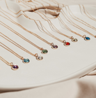Personalised jewellery – handmade jewellery – KBN jewellery – Australian made jewellery – crystal pendant – birthstone drop necklace – birthstone pendant for necklace – crystal birthstone drop  – birthstone jewellery –green  stone pendant – dark purple  birthstone for necklace – June  birthstone pendant – June  birthstone drop