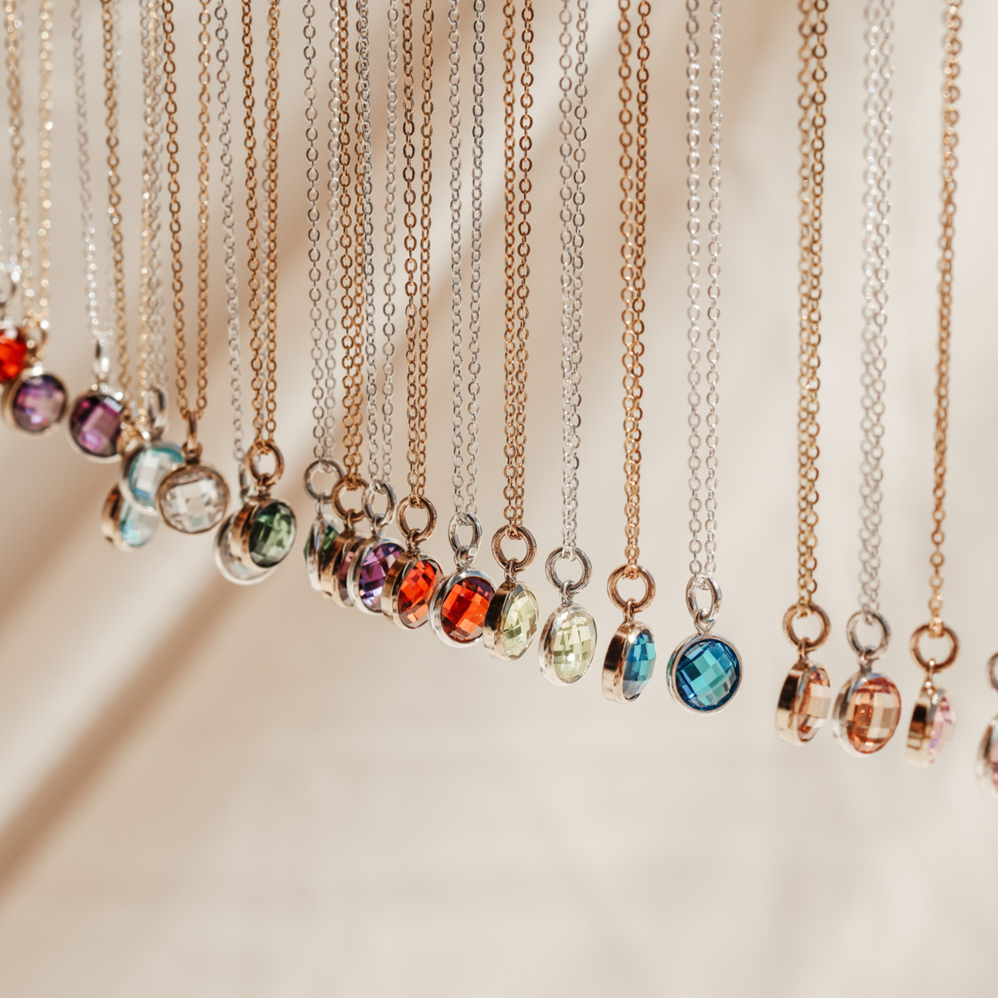 Personalised jewellery – handmade jewellery – KBN jewellery – Australian made jewellery – crystal pendant – birthstone drop necklace – birthstone pendant for necklace – crystal birthstone drop – birthstone jewellery –blue stone pendant – light blue birthstone for necklace – March birthstone pendant – March birthstone drop