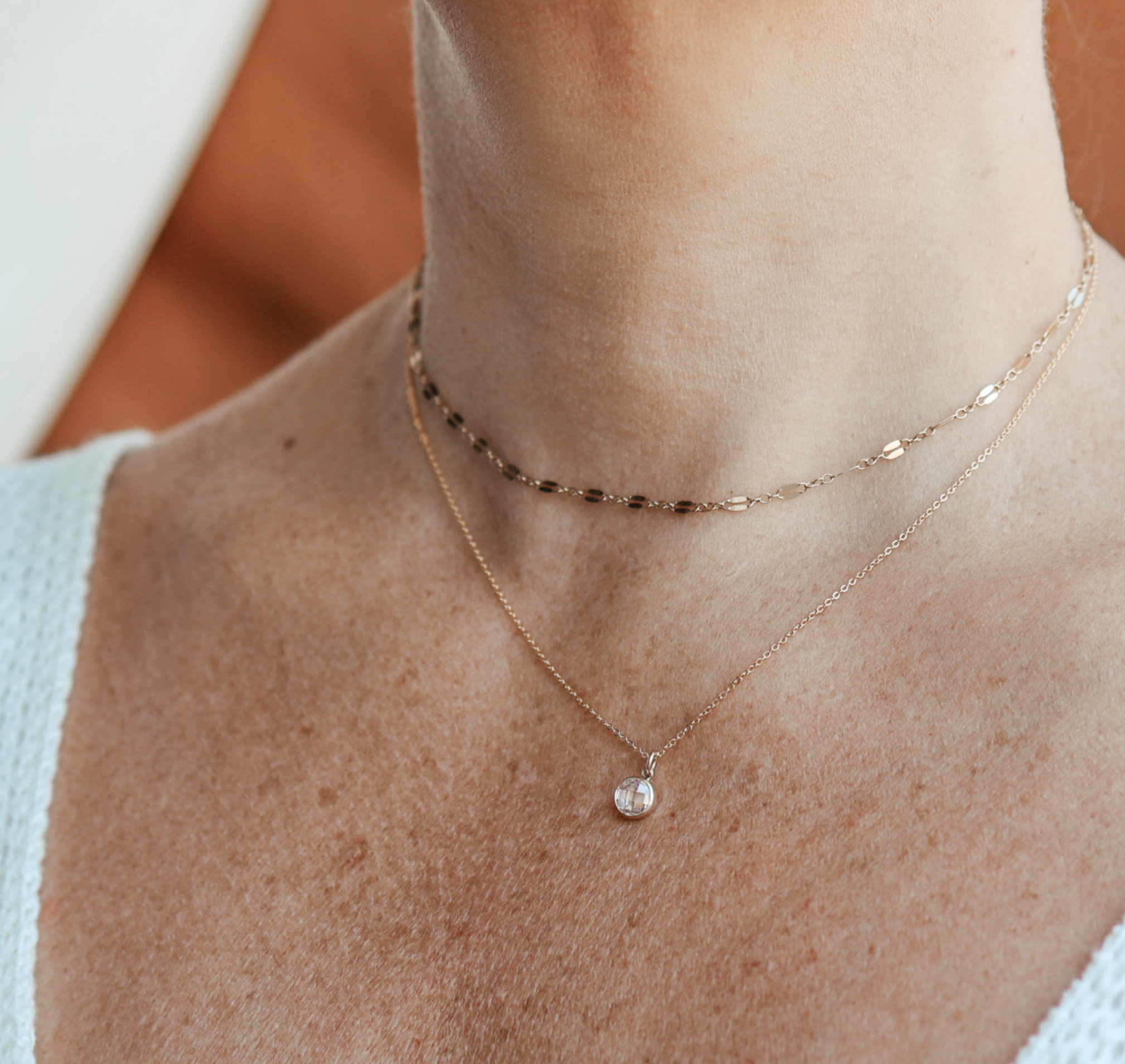 Personalised jewellery – handmade jewellery – KBN jewellery – Australian made jewellery – crystal pendant – birthstone drop necklace – birthstone pendant for necklace – crystal birthstone drop – birthstone jewellery – diamond stone pendant – clear birthstone for necklace – April birthstone pendant – April birthstone drop