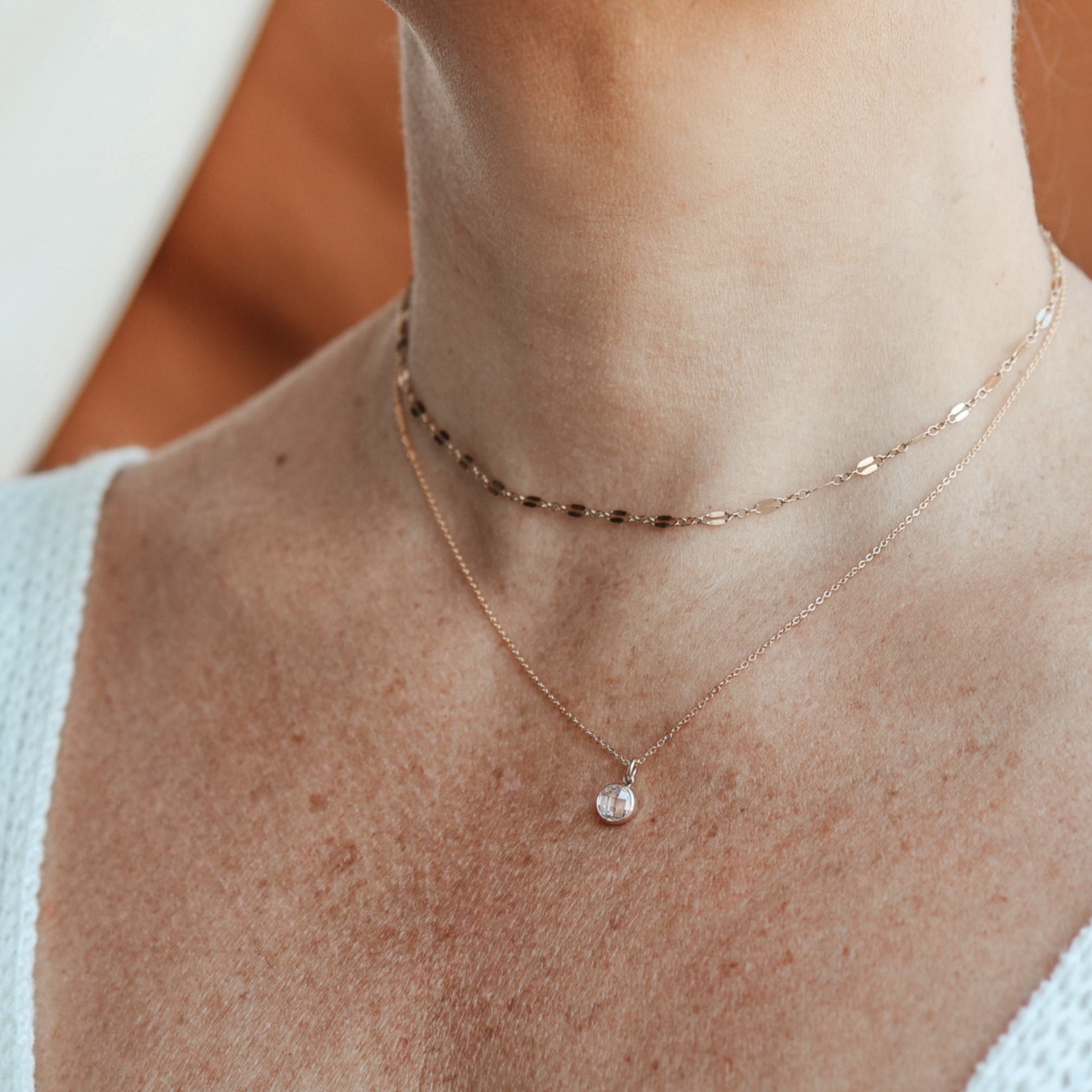 Personalised jewellery - KBN Jewellery - handmade jewellery – Personalised Jewellery gifts – Dainty jewellery – layering necklace – linked chain – unique chain – layering – Australia made – KBN Jewellery – Most popular necklace – trendy necklace