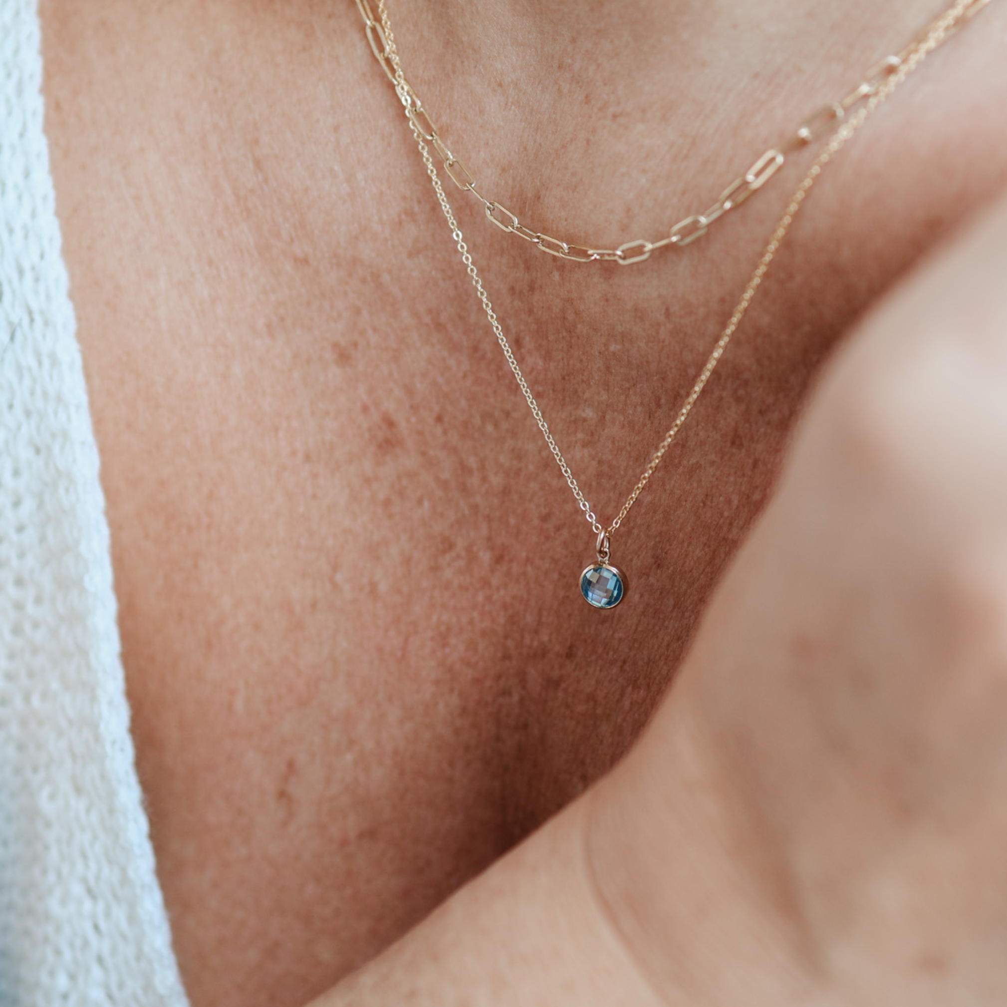 Personalised jewellery – handmade jewellery – KBN jewellery – Australian made jewellery – crystal necklace – birthstone drop necklace – birthstone pendant for necklace – crystal necklace – birthstone jewellery – dark blue stone pendant – blue birthstone for necklace – September birthstone pendant – September birthstone drop