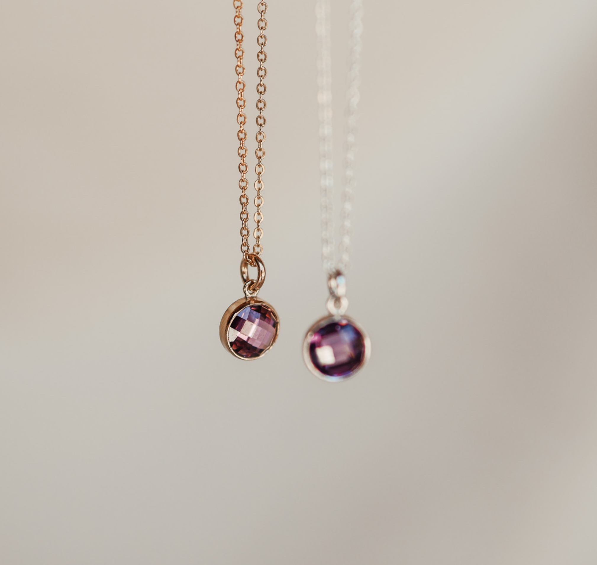Personalised jewellery – handmade jewellery – KBN jewellery – Australian made jewellery – crystal pendant – birthstone drop necklace – birthstone pendant for necklace – crystal birthstone drop – birthstone jewellery –green stone pendant – dark purple birthstone for necklace – June birthstone pendant – June birthstone drop