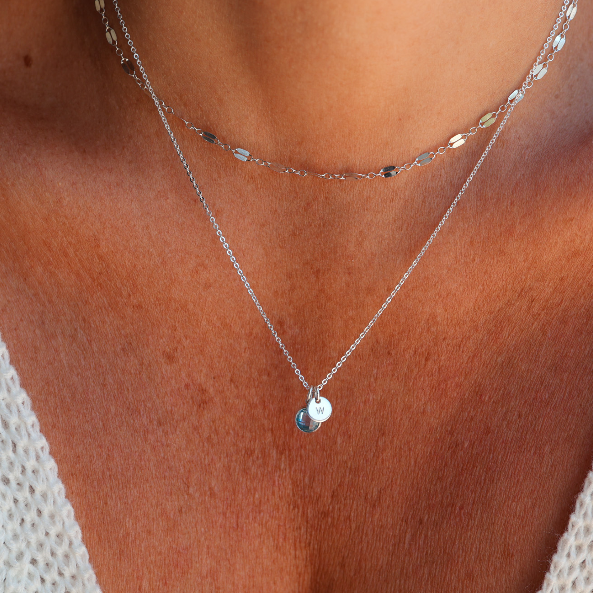 Personalised jewellery - KBN Jewellery - handmade jewellery – Personalised Jewellery gifts – Dainty jewellery – layering necklace – linked chain – unique chain – layering – Australia made – KBN Jewellery – Most popular necklace – trendy necklace