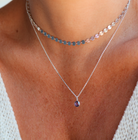 Personalised jewellery – handmade jewellery – KBN jewellery – Australian made jewellery – crystal pendant – birthstone drop necklace – birthstone pendant for necklace – crystal birthstone drop  – birthstone jewellery –green  stone pendant – dark purple  birthstone for necklace – June  birthstone pendant – June  birthstone drop