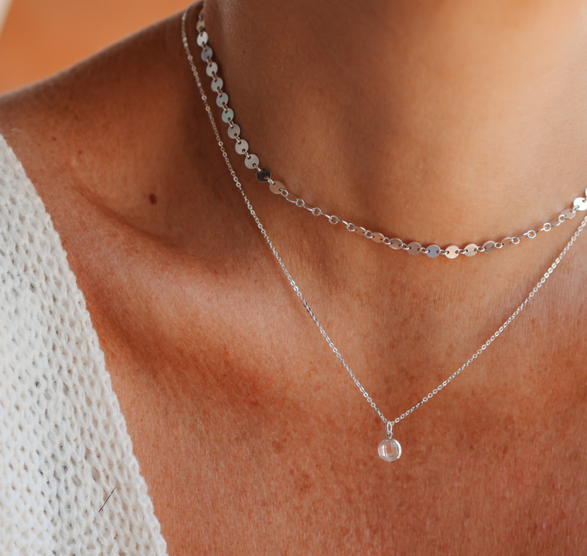 Personalised jewellery – handmade jewellery – KBN jewellery – Australian made jewellery – crystal pendant – birthstone drop necklace – birthstone pendant for necklace – crystal birthstone drop – birthstone jewellery – diamond stone pendant – clear birthstone for necklace – April birthstone pendant – April birthstone drop