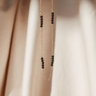 Personalised jewellery - KBN Jewellery - handmade jewellery – Personalised Jewellery gifts – Australian Made – gemstone necklace – blue lapis necklace – green jade necklace – amethyst necklace – black obsidian necklace – peach aventurine necklace – white howlite necklace – gemstone stack necklace