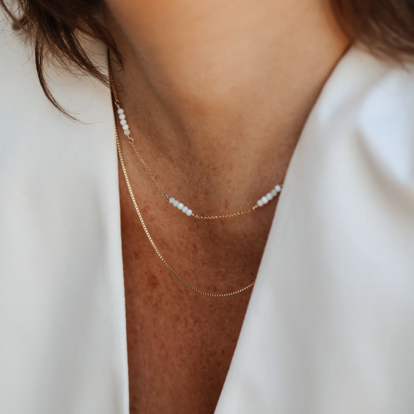 Personalised jewellery - KBN Jewellery - handmade jewellery – Personalised Jewellery gifts – Australian Made – gemstone necklace – blue lapis necklace – green jade necklace – amethyst necklace – black obsidian necklace – peach aventurine necklace – white howlite necklace – gemstone stack necklace