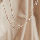 Personalised jewellery - KBN Jewellery - handmade jewellery – Personalised Jewellery gifts – Australian Made – gemstone necklace – blue lapis necklace – green jade necklace – amethyst necklace – black obsidian necklace – peach aventurine necklace – white howlite necklace – gemstone stack necklace