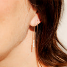 Personalised jewellery - KBN Jewellery - handmade jewellery – Personalised Jewellery gifts – Australian Made – gemstone necklace – blue lapis thread through earrings – green jade lapis thread through earrings – amethyst lapis thread through earrings – black obsidian lapis thread through earrings – peach aventurine lapis thread through earrings – white howlite lapis thread through earrings – gemstone stack lapis thread through earrings – thread through gemstone earrings