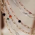 Personalised jewellery - KBN Jewellery - handmade jewellery – Personalised Jewellery gifts – Australian Made – gemstone necklace – blue lapis necklace – green jade necklace – amethyst necklace – black obsidian necklace – peach aventurine necklace – white howlite necklace – gemstone stack necklace