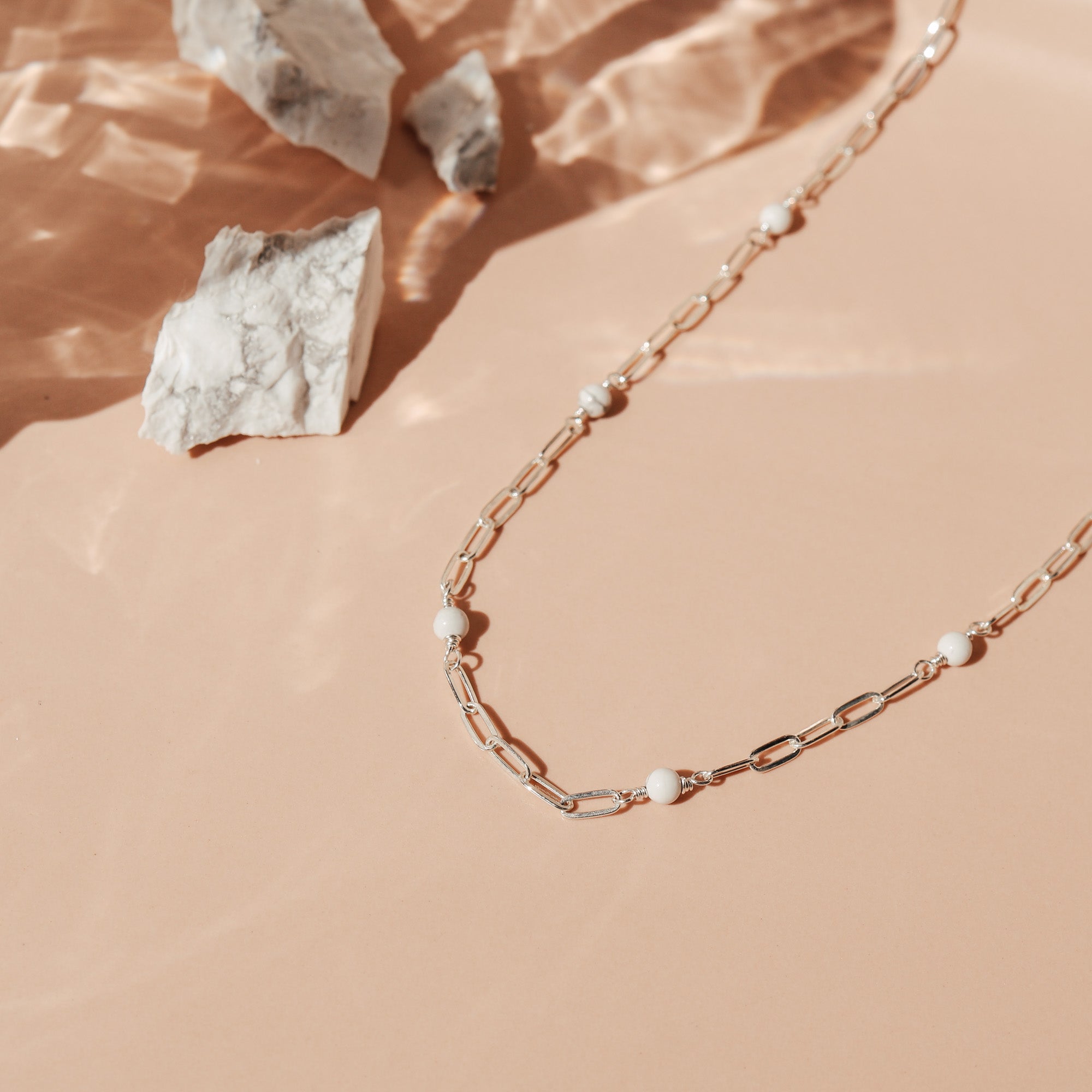 Personalised jewellery - KBN Jewellery - handmade jewellery – Personalised Jewellery gifts – Australian Made – gemstone necklace – blue lapis necklace – green jade necklace – amethyst necklace – black obsidian necklace – peach aventurine necklace – white howlite necklace – gemstone stack necklace