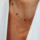 Personalised jewellery - KBN Jewellery - handmade jewellery – Personalised Jewellery gifts – Australian Made – gemstone necklace – blue lapis necklace – green jade necklace – amethyst necklace – black obsidian necklace – peach aventurine necklace – white howlite necklace – gemstone stack necklace