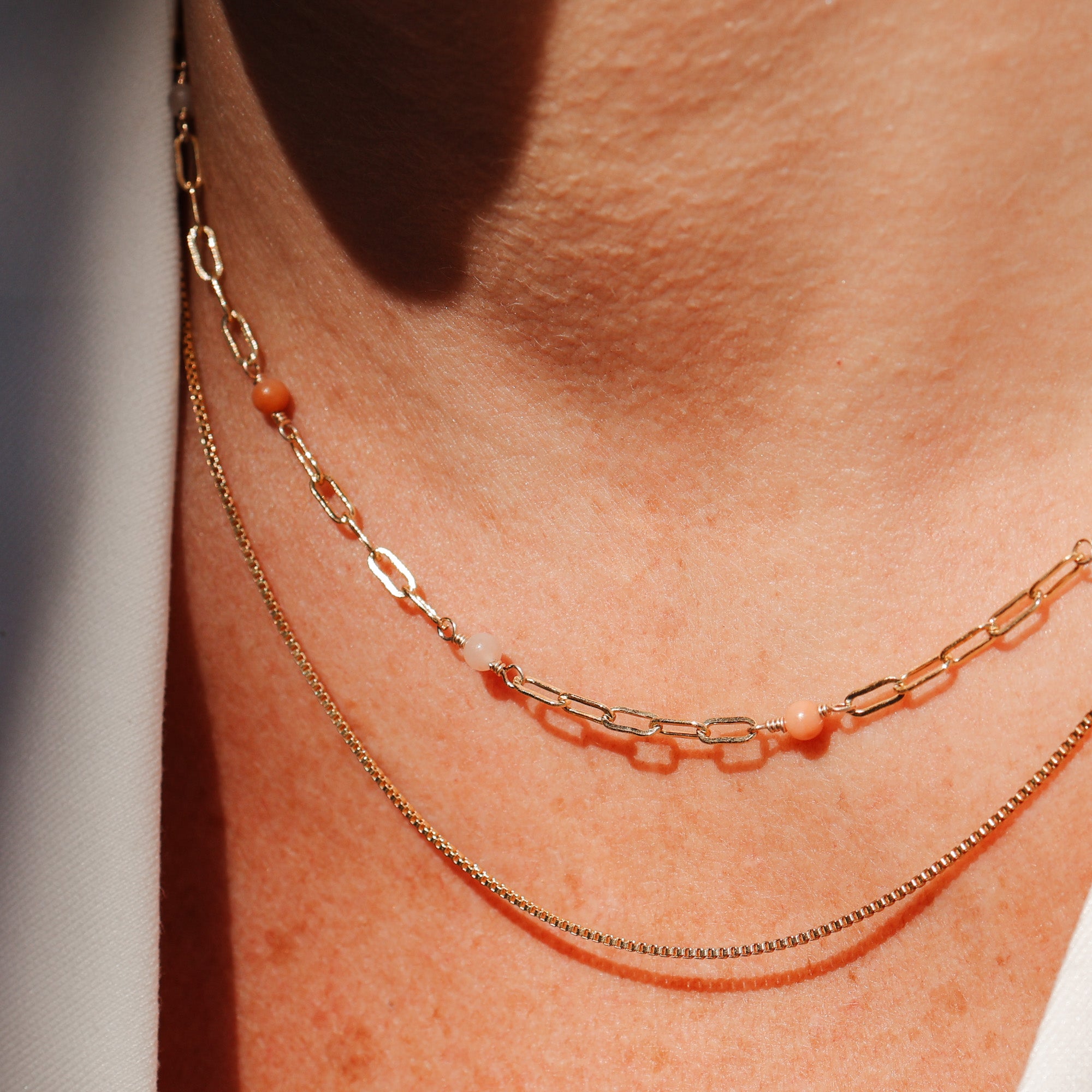 Personalised jewellery - KBN Jewellery - handmade jewellery – Personalised Jewellery gifts – Australian Made – gemstone necklace – blue lapis necklace – green jade necklace – amethyst necklace – black obsidian necklace – peach aventurine necklace – white howlite necklace – gemstone stack necklace