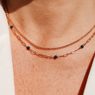 Personalised jewellery - KBN Jewellery - handmade jewellery – Personalised Jewellery gifts – Australian Made – gemstone necklace – blue lapis necklace – green jade necklace – amethyst necklace – black obsidian necklace – peach aventurine necklace – white howlite necklace – gemstone stack necklace