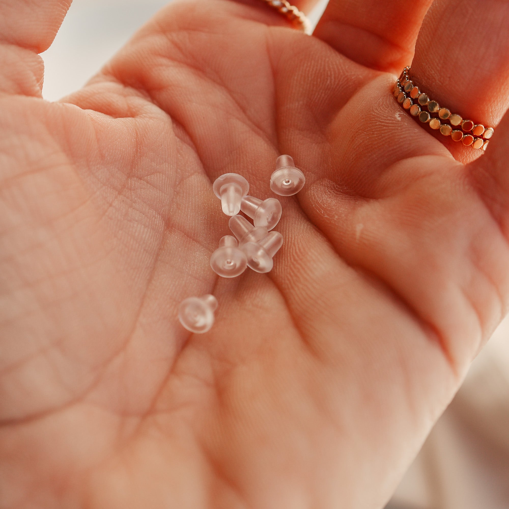 Personalised jewellery - KBN Jewellery - handmade jewellery – Personalised Jewellery gifts – rubber earrings backs – earring backs suitable for all earrings – children friendly earring backs – comfy earring backs