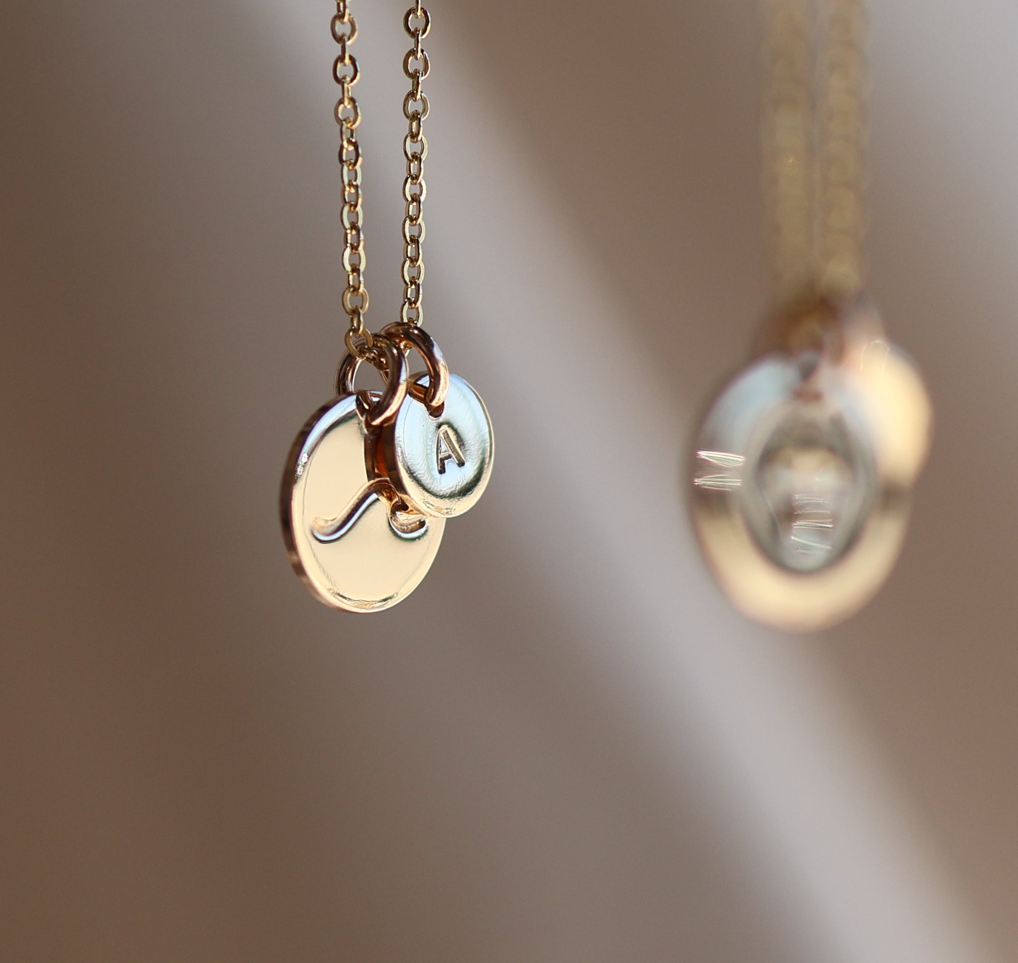 Personalised jewellery - KBN Jewellery - handmade jewellery – Personalised Jewellery gifts – personalised necklace – simple pendants – symbol necklace – initial necklace – dainty jewellery