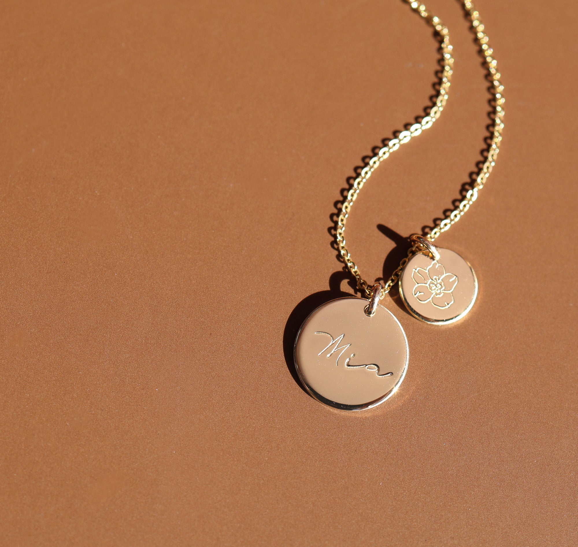 Personalised jewellery - KBN Jewellery - handmade jewellery – Personalised Jewellery gifts – Dainty jewellery- Dainty necklace - initial necklace – symbol necklace – name necklace – birth flower necklace symbol