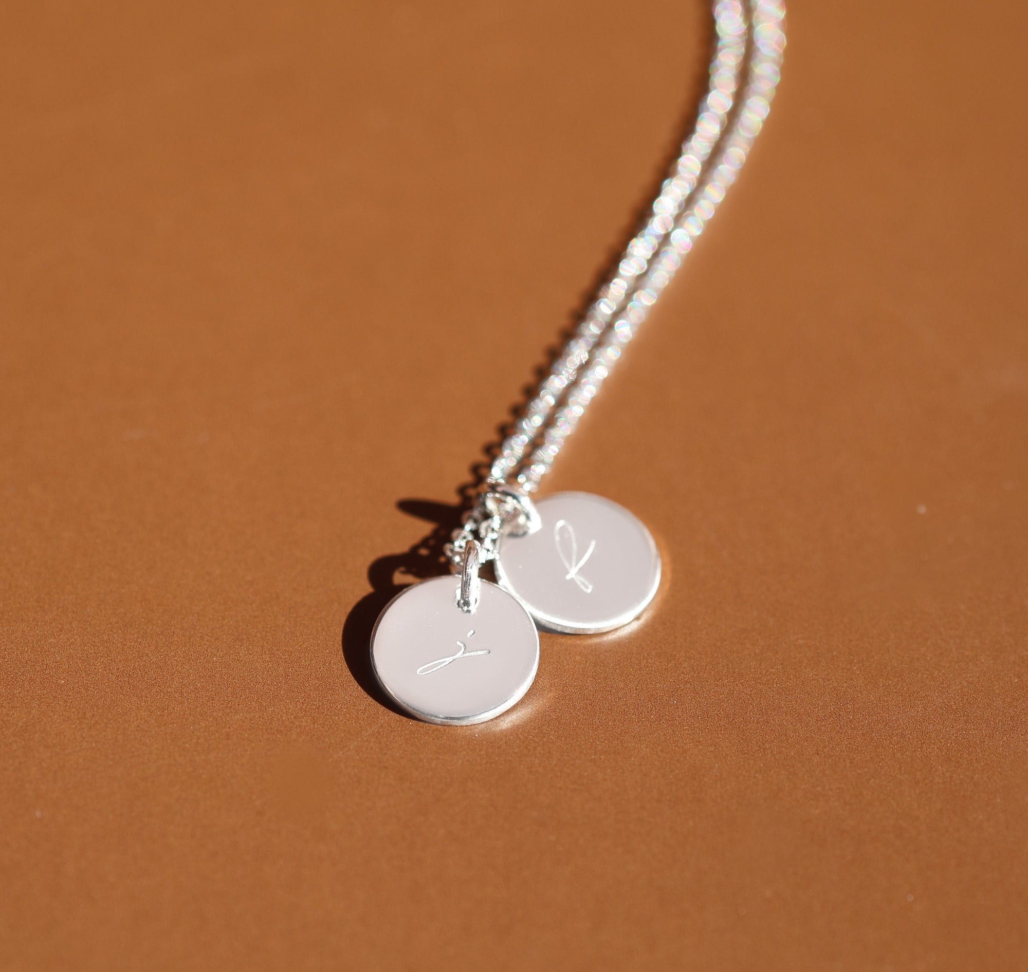 Sofia Necklace - Personalised jewellery - KBN Jewellery - handmade jewellery – small pendant necklace – initial necklace – symbol necklace – family initial necklace – children’s initial necklaces – birth flower initial necklace