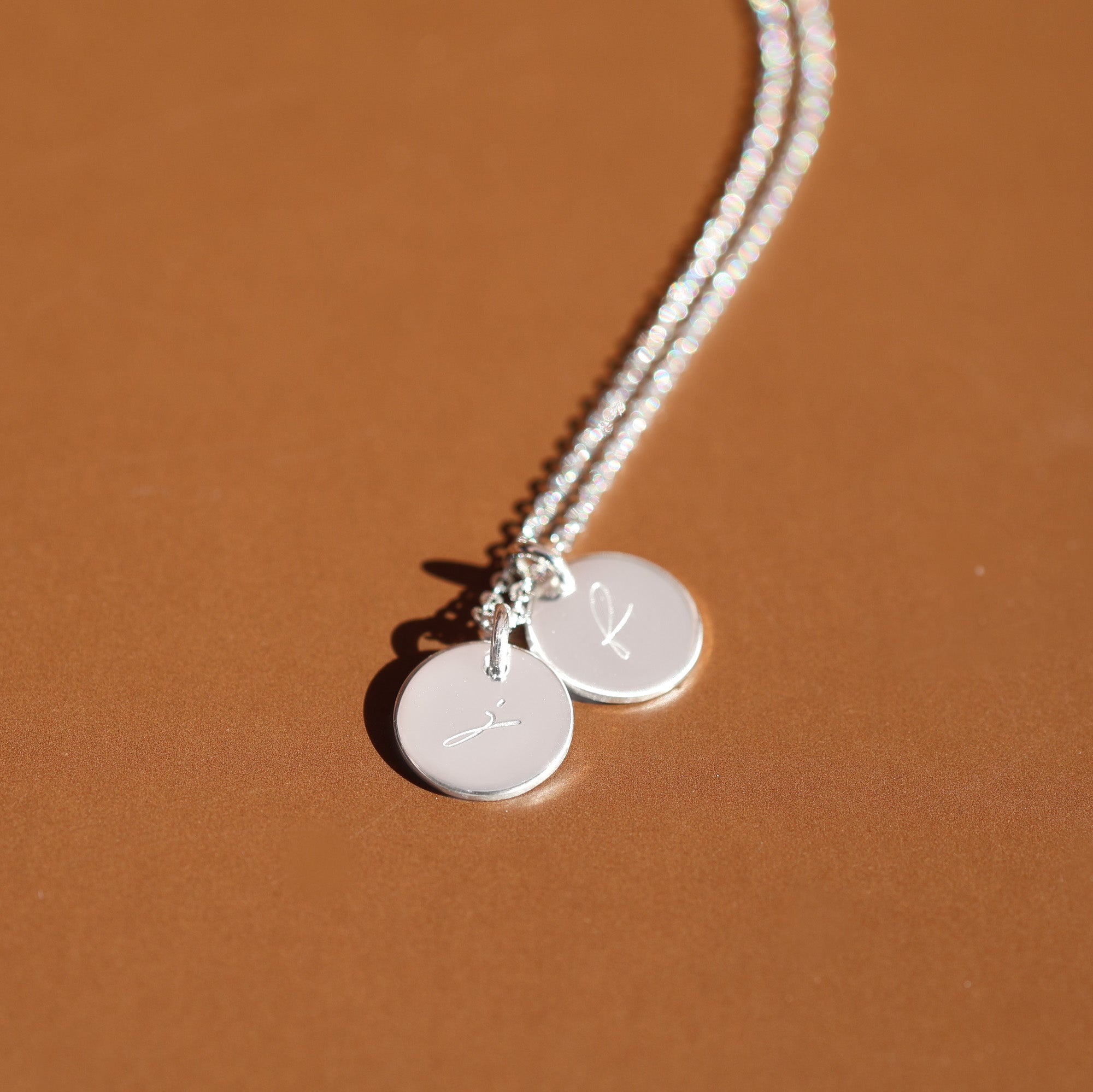 Sofia Necklace - Personalised jewellery - KBN Jewellery - handmade jewellery – small pendant necklace – initial necklace – symbol necklace – family initial necklace – children’s initial necklaces – birth flower initial necklace