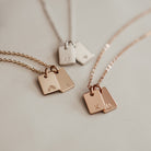 Personalised jewellery - KBN Jewellery - handmade jewellery – Personalised Jewellery gifts – personalised necklace – symbol necklace – simple necklace – dainty necklace – tag necklace – small pendant necklace – initial necklace – dainty pendants