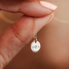 Personalised jewellery - KBN Jewellery - handmade jewellery – Personalised Jewellery gifts – Dainty jewellery – Australia made jewellery – small pendant necklace – intial necklace – couple necklace – you and me necklace