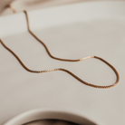 Personalised jewellery – handmade jewellery – KBN jewellery – Australian made jewellery –  box chain – gold filled box chain – layering chain