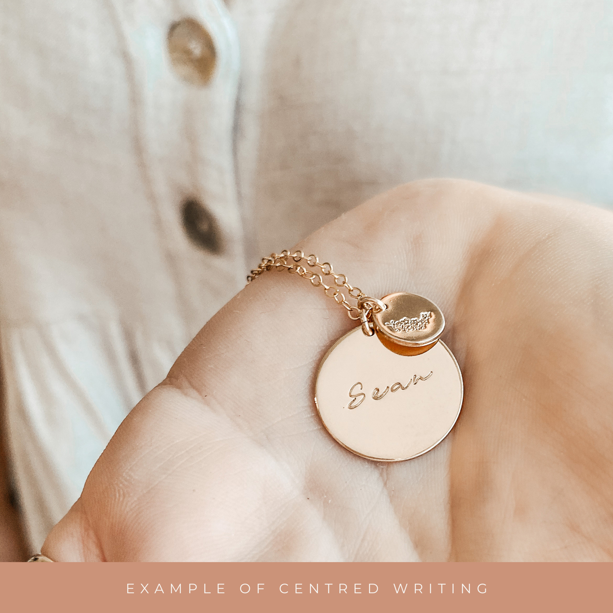 Personalised jewellery - KBN Jewellery - handmade jewellery – Personalised Jewellery gifts – Dainty jewellery – add on pendant – additional pendant – mix and match pendants – additional short  pendant – additional extra large pendant – new pendant – pendant that I can add to my necklace – plain pendant