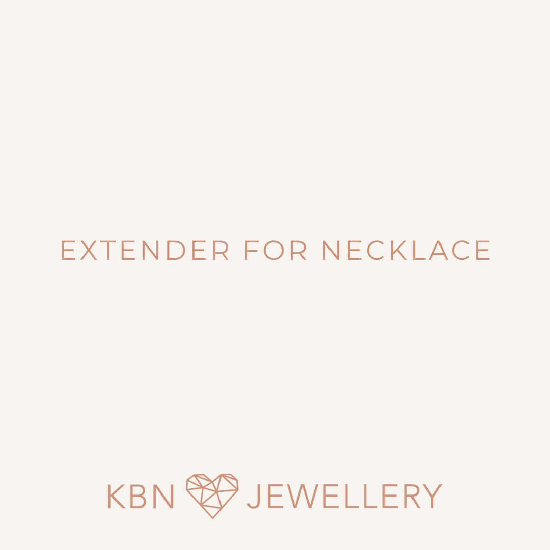 Personalised jewellery - KBN Jewellery - handmade jewellery – Personalised Jewellery gifts – personalised necklace – extender for necklace