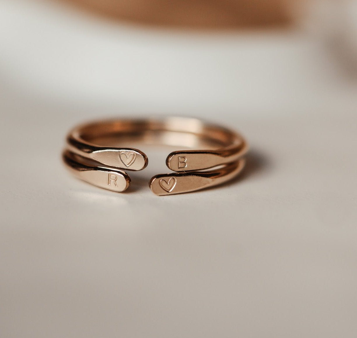 Ever Ring - Personalised jewellery - KBN Jewellery - handmade jewellery – initial ring – symbol ring – Jewellery Gifts