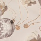 Personalised jewellery - KBN Jewellery - handmade jewellery – Personalised Jewellery gifts – Dainty jewellery- Dainty necklace – flower stamped necklace – family flowers – kids birth flowers – birth flower necklace – personalised flower stamped necklace - floral display necklace - spring necklace - birth flower garden necklace - handmade jewellery