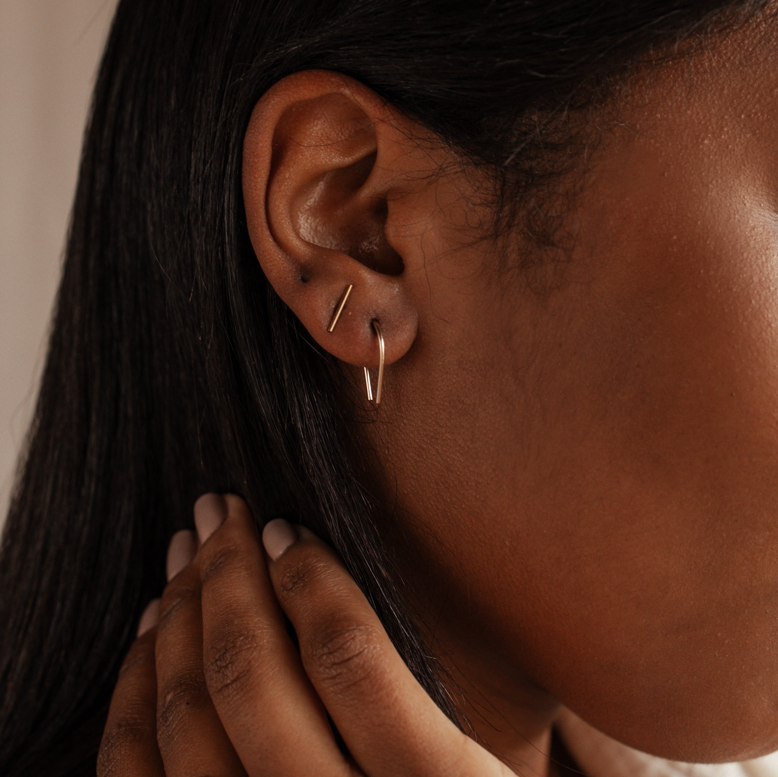 Personalised jewellery - KBN Jewellery - handmade jewellery – Personalised Jewellery gifts – simple earring – earring stack – elegant earring - everyday earrings