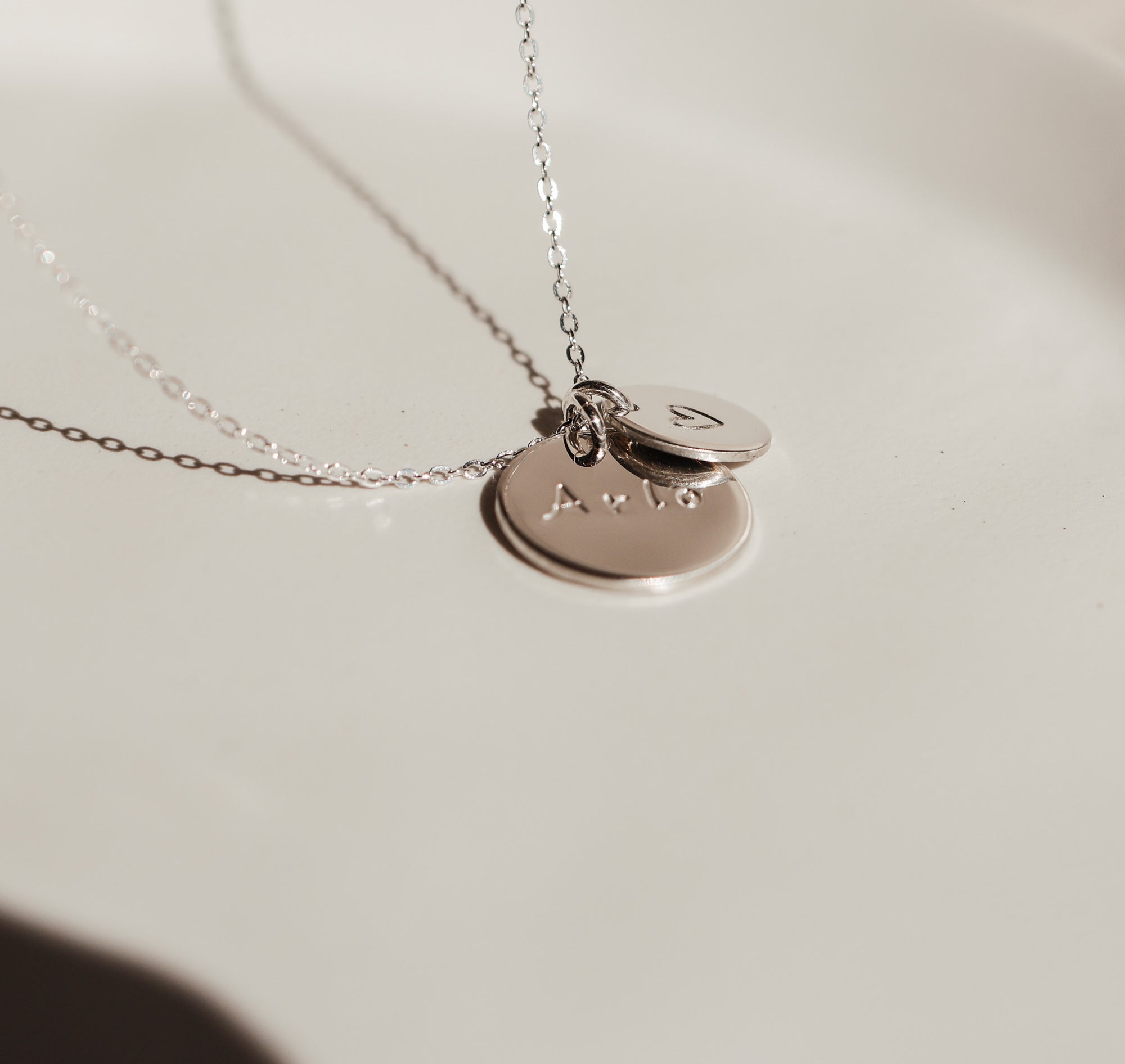 Personalised jewellery - KBN Jewellery - handmade jewellery – Personalised Jewellery gifts – Dainty jewellery- Dainty necklace - initial necklace – symbol necklace – name necklace – birth flower necklace symbol