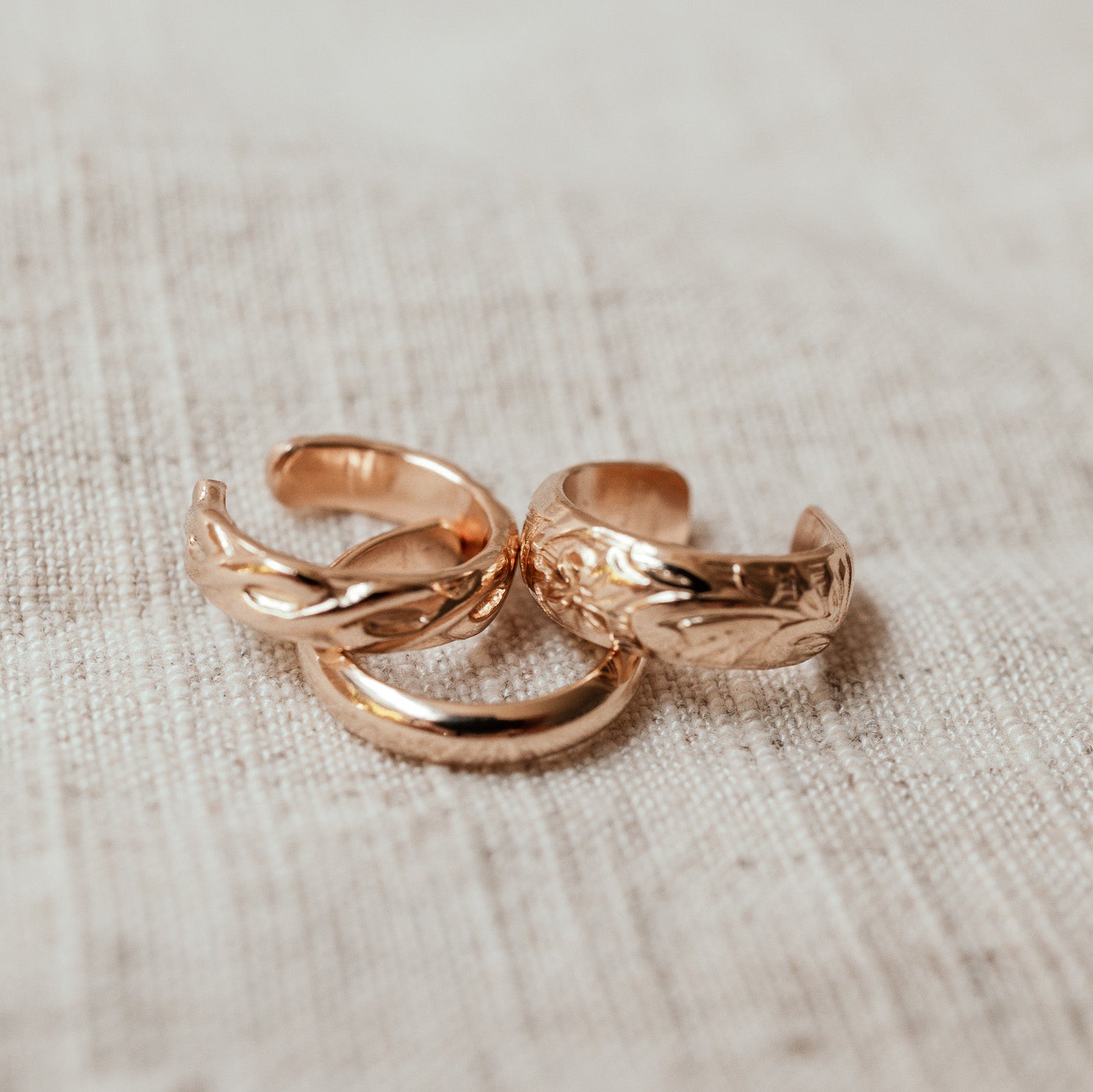 Personalised jewellery - KBN Jewellery - handmade jewellery – Personalised Jewellery gifts – Australian Made – ear cuff – no piecing earring – cuff earring – thick cuff – patterned ear cuff