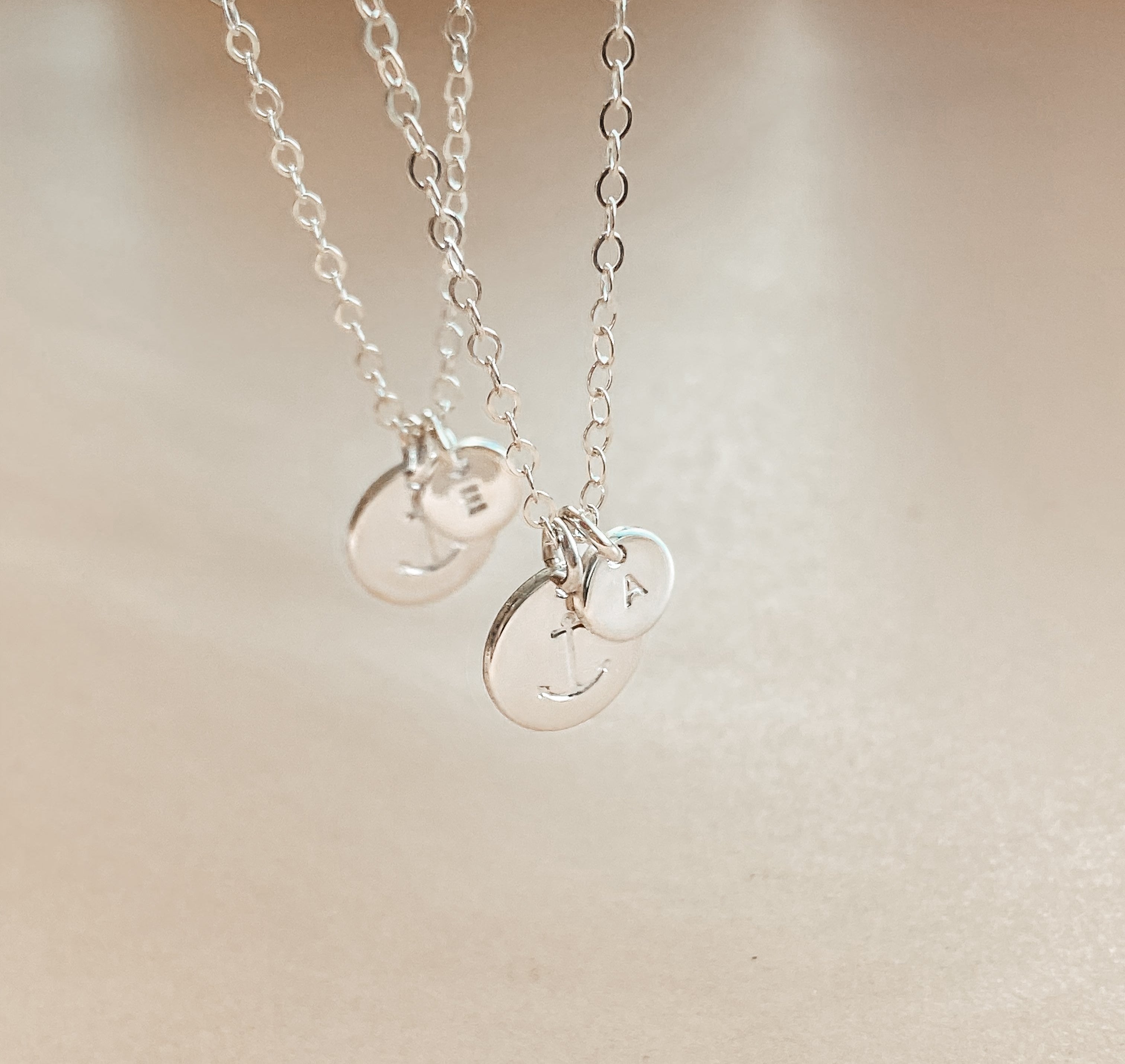 Personalised jewellery - KBN Jewellery - handmade jewellery – Personalised Jewellery gifts – personalised necklace – simple pendants – symbol necklace – initial necklace – dainty jewellery