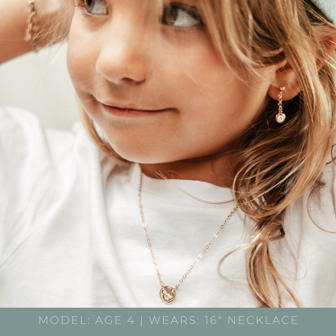 Personalised jewellery - KBN Jewellery - handmade jewellery – Personalised Jewellery gifts –necklace – affordable jewellery - sentimental gift ideas – small pendant necklace  – Australian Made jewellery – initial necklace  – symbol necklace – children’s first necklace  – toddler gift idea – unisex jewellery