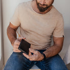 Leather Wallet – Affordable wallet – KBN jewellery – men’s wallet ‘ men’s personalised wallet – personalised leather wallet – gifts for men – gifts for Dad – quality wallet