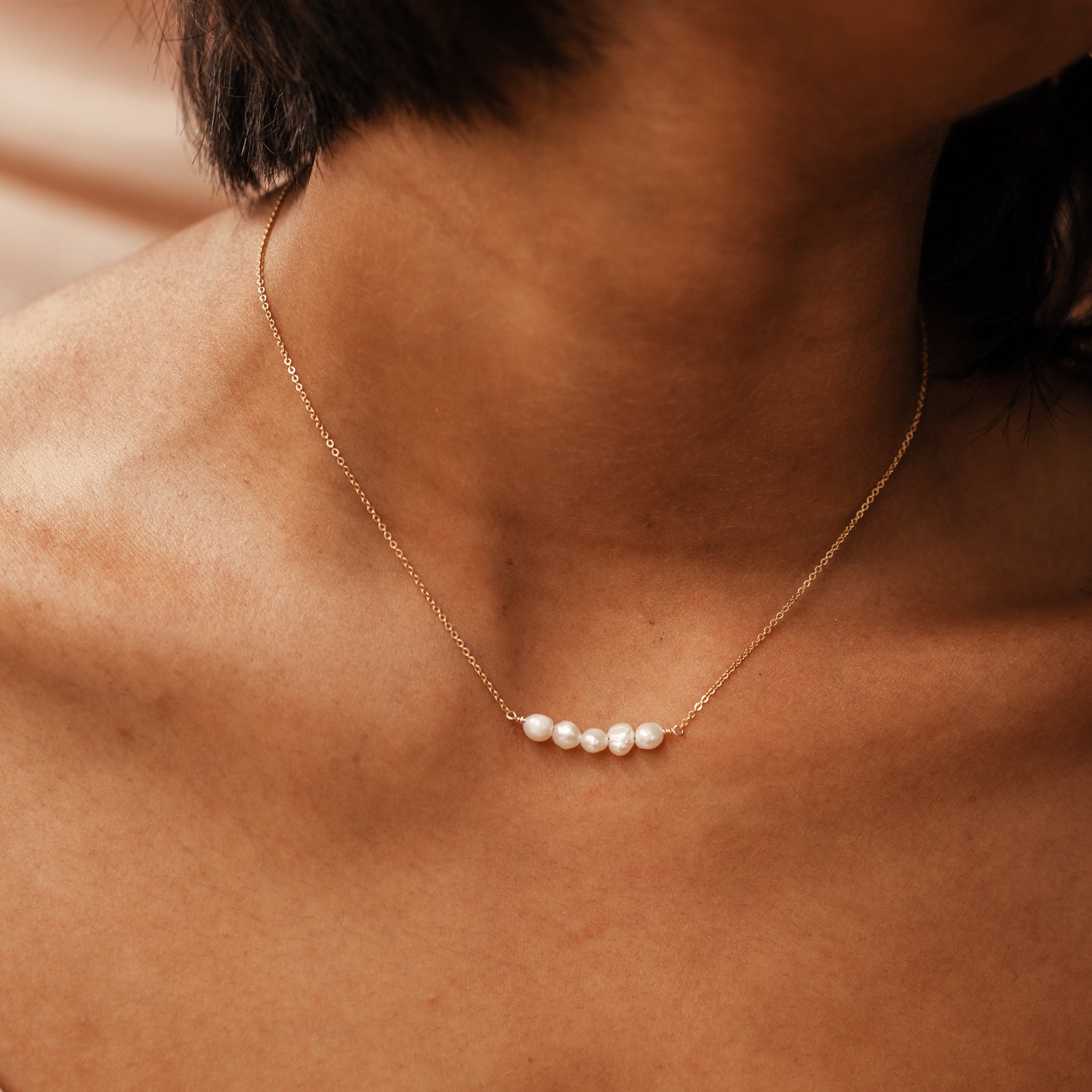 Personalised jewellery – handmade jewellery – KBN jewellery – Australian made jewellery – real pearl necklace - pearl stack necklace - handmade pearl jewellery - handmade pearl necklace - Australian made pearl necklace - unique pearl necklace