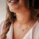 Personalised jewellery - KBN Jewellery - handmade jewellery – Personalised Jewellery gifts – Dainty jewellery – tiny pendant necklace – linked chain – initial necklace – symbol necklace – Australian made