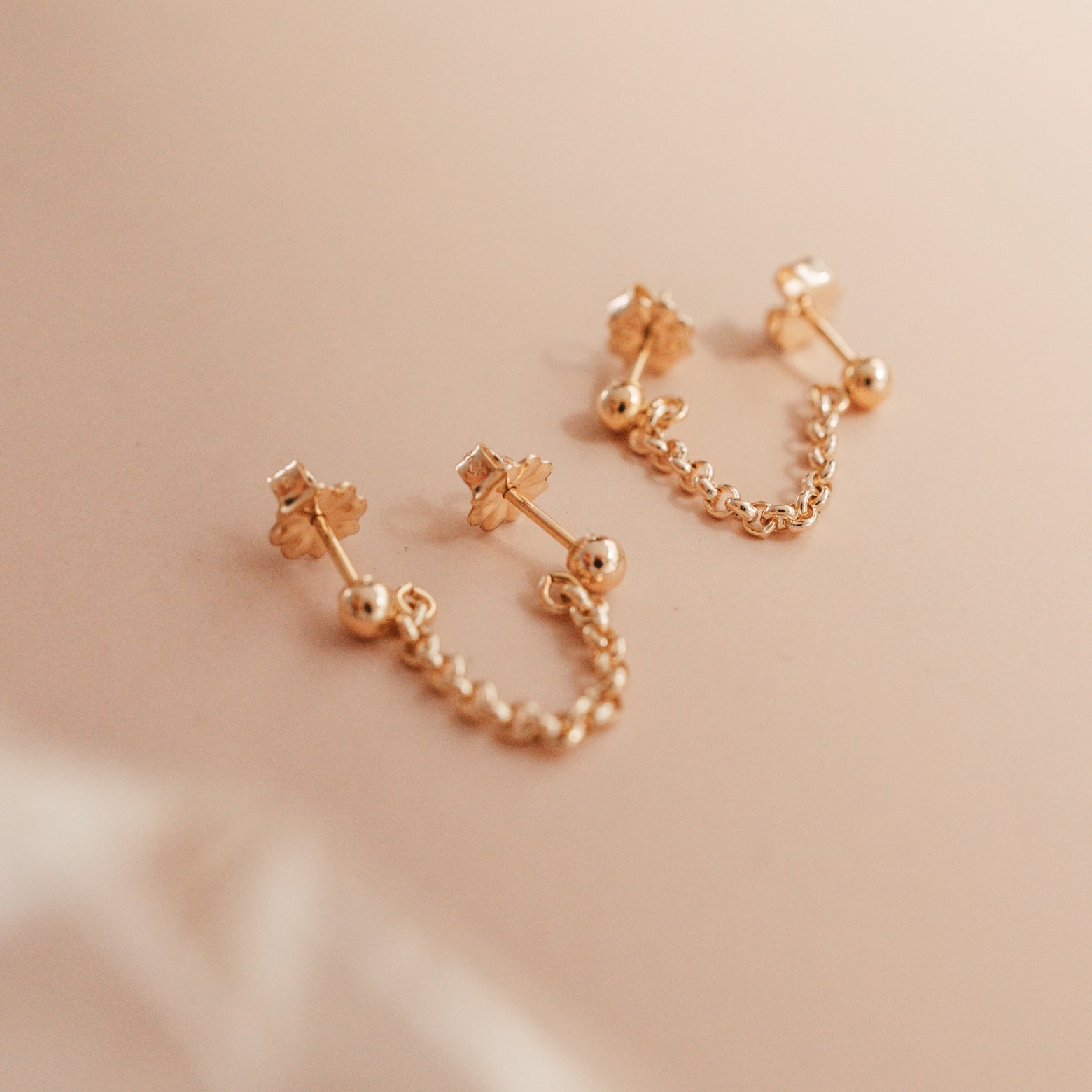 Personalised jewellery - KBN Jewellery - handmade jewellery – Personalised Jewellery gifts – Dainty jewellery- chain earrings – two earrings in one – connecting earrings – studs – handmade earrings