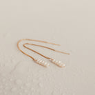 Personalised jewellery - KBN Jewellery - handmade jewellery – Personalised Jewellery gifts – Dainty jewellery- Dainty earrings – pearl earrings – thread through earrings – handmade earrings – real pearl earrings – Australian made earrings