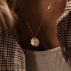 Personalised jewellery - KBN Jewellery - handmade jewellery – Personalised Jewellery gifts – Dainty jewellery- compass necklace – personalised compass pendant – compass pendant for necklace – initial necklace