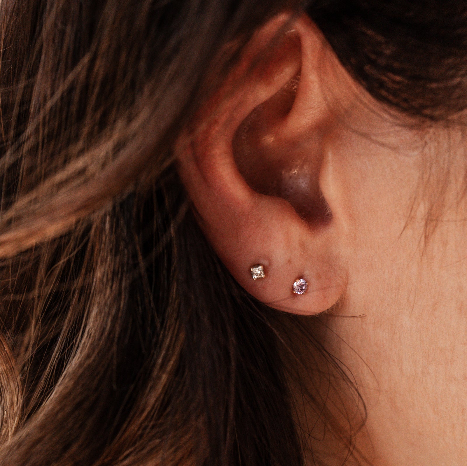 Personalised jewellery – handmade jewellery – KBN jewellery – dainty earrings – birth month earrings – birthstone earrings – affordable earrings – diamond earrings – April studs – birthstone studs